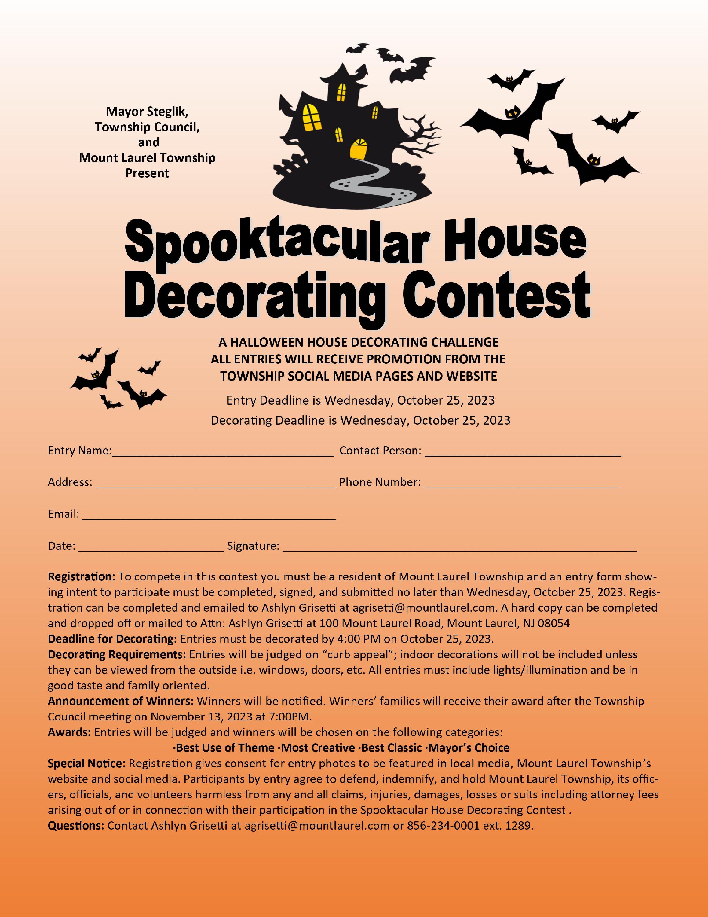 2023 Halloween house decorating contest
